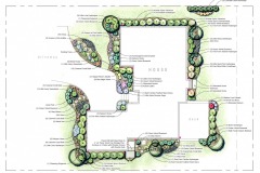 Residential Landscape Architecture Design  - Conceptual Master Plan