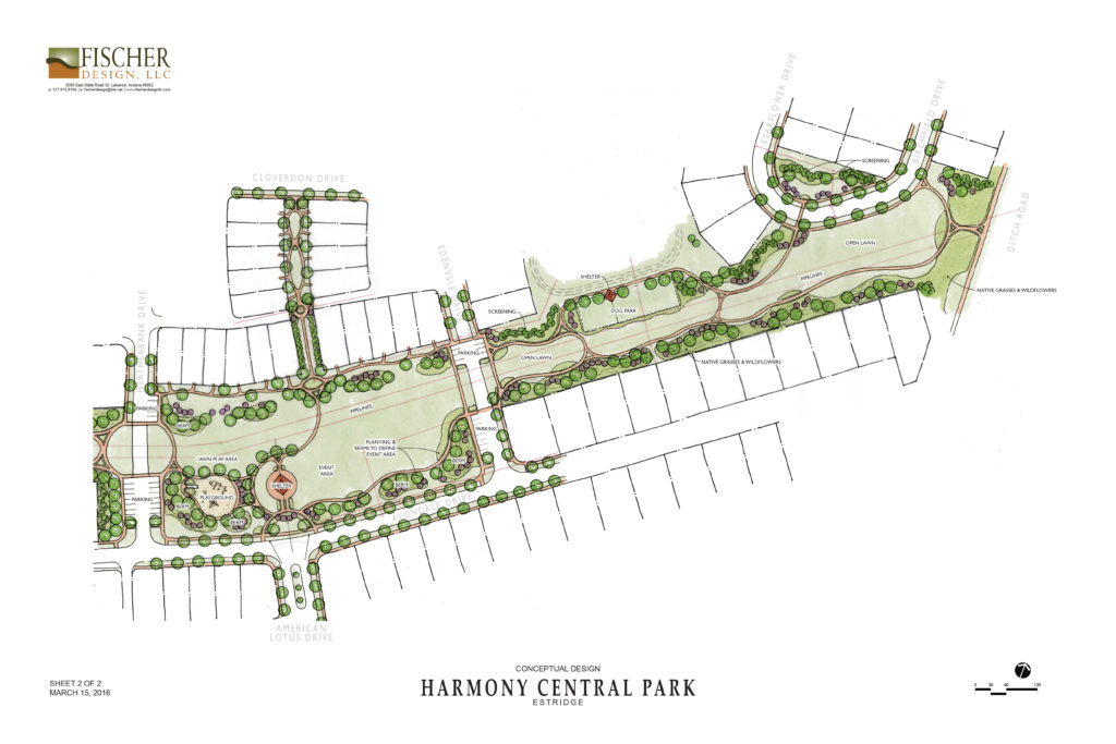 Landscape Architecture for Harmony – Westfield, Indiana