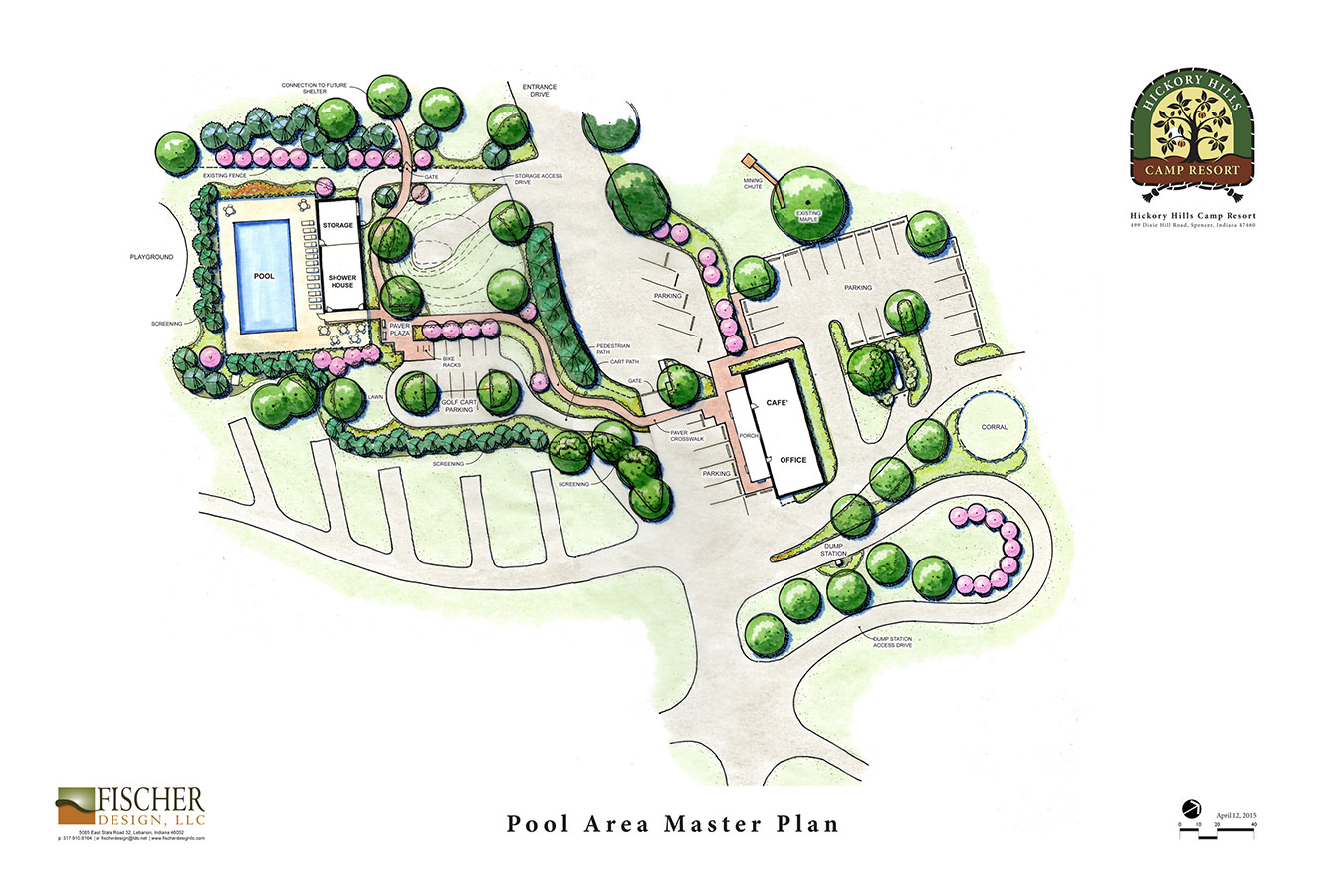 The Retreat at Hickory Hills Fischer Design is a landscape architecture design firm