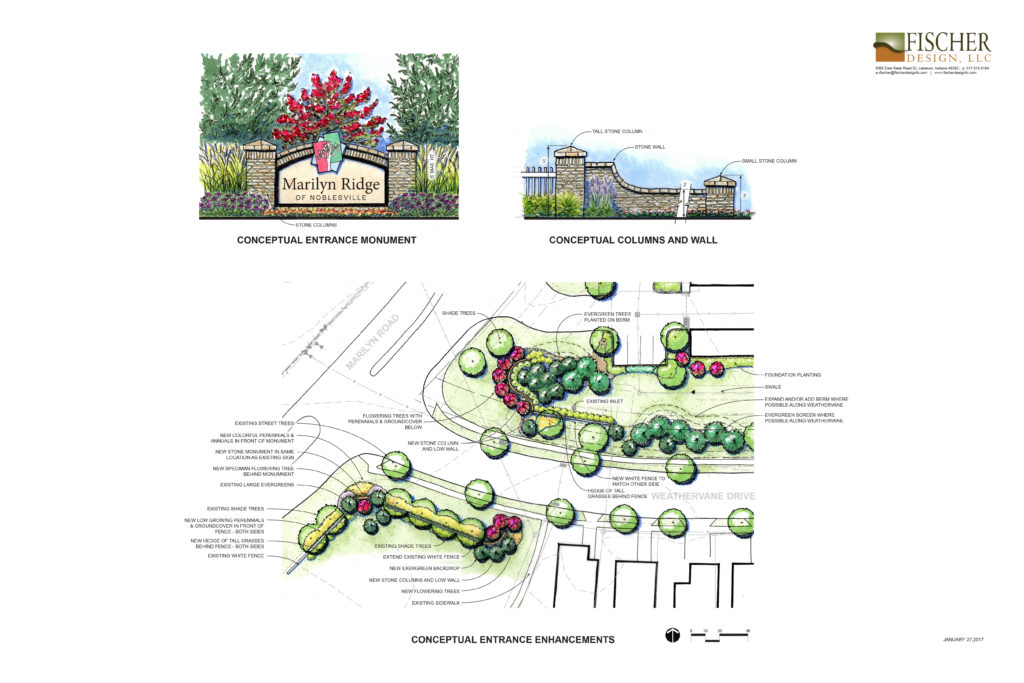 Conceptual entrance monument design