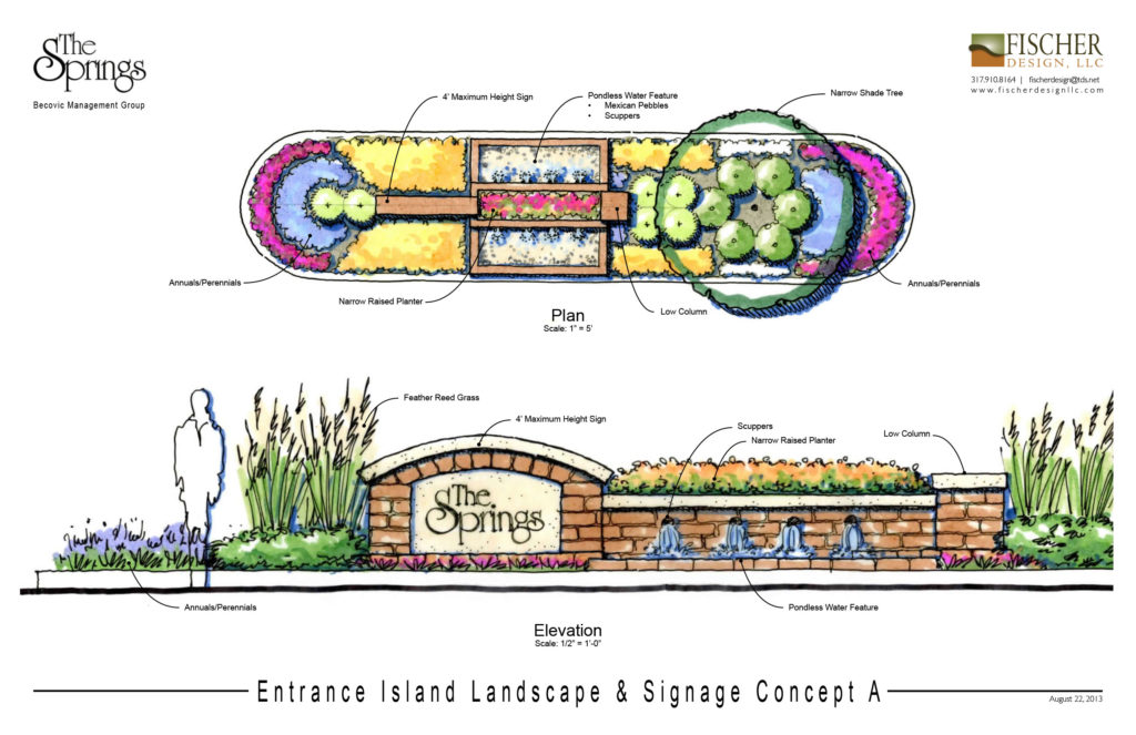 Conceptual entrance monument design