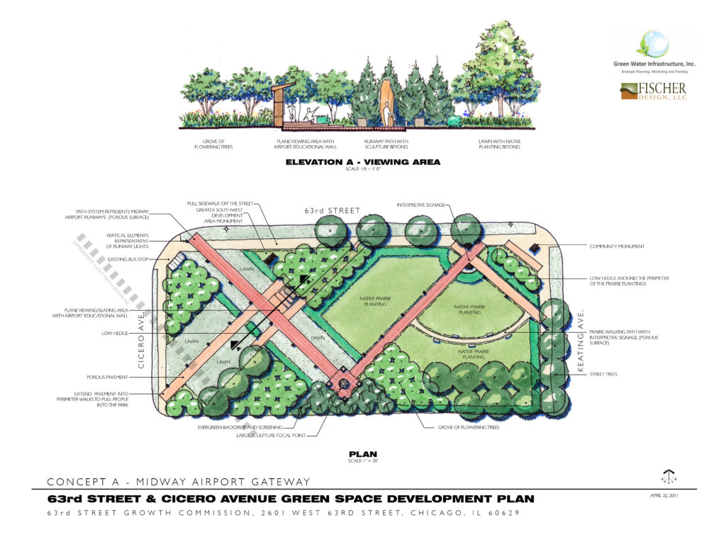 Park Design 63rd & Cicero Concept plan