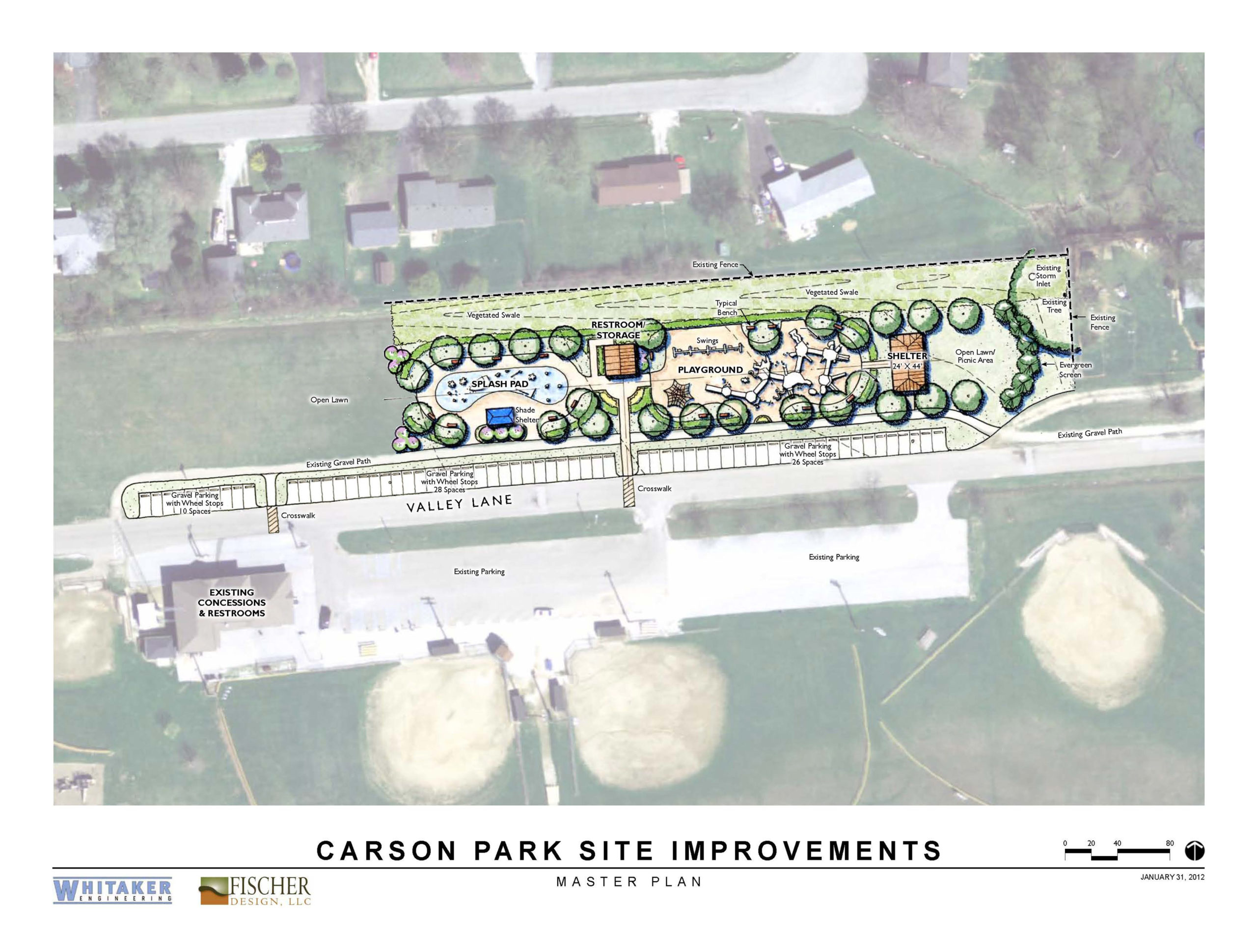 Carson park master landscape plan